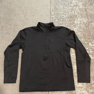 The North Face dark gray half zip